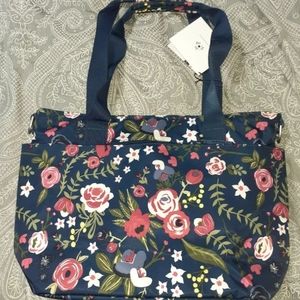 Jujube Tote/diaper bag Misnight Posy